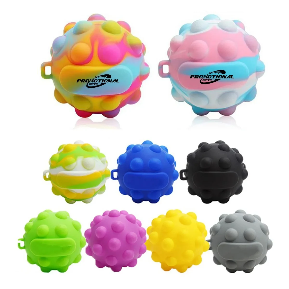 Custom Stress Reliever Popper Ball 1