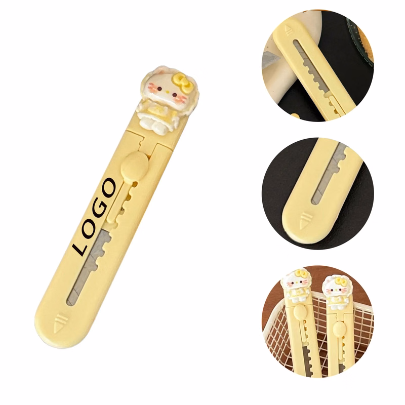 Mini Cute Craft Knife With Logo For Safety, Express Delivery