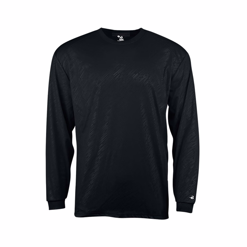 LINE EMBOSSED YOUTH L/S TEE