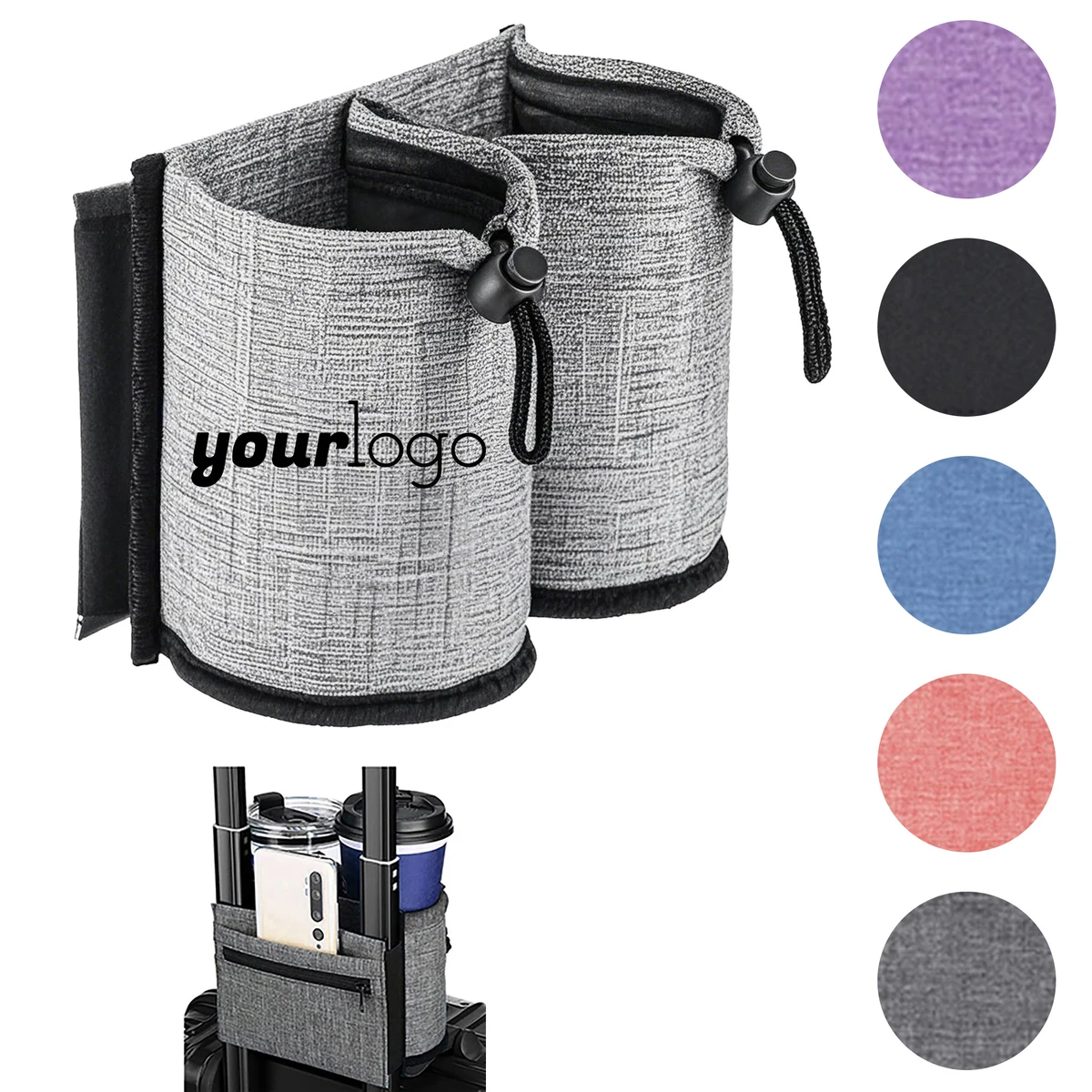 Travel Suitcase Handle Organizer 1
