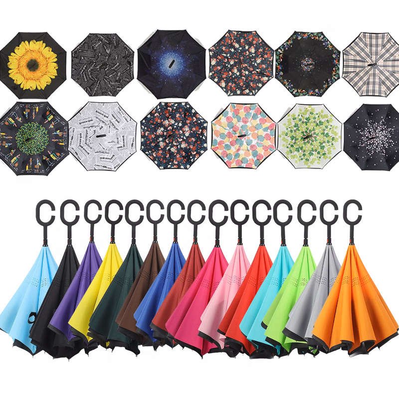 Reverse C-Handle Large Inverted Double Umbrella