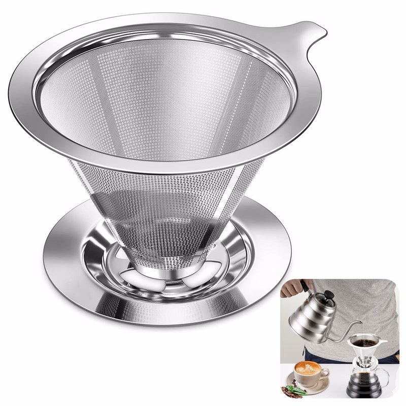 Manual Reusable Cone Filter