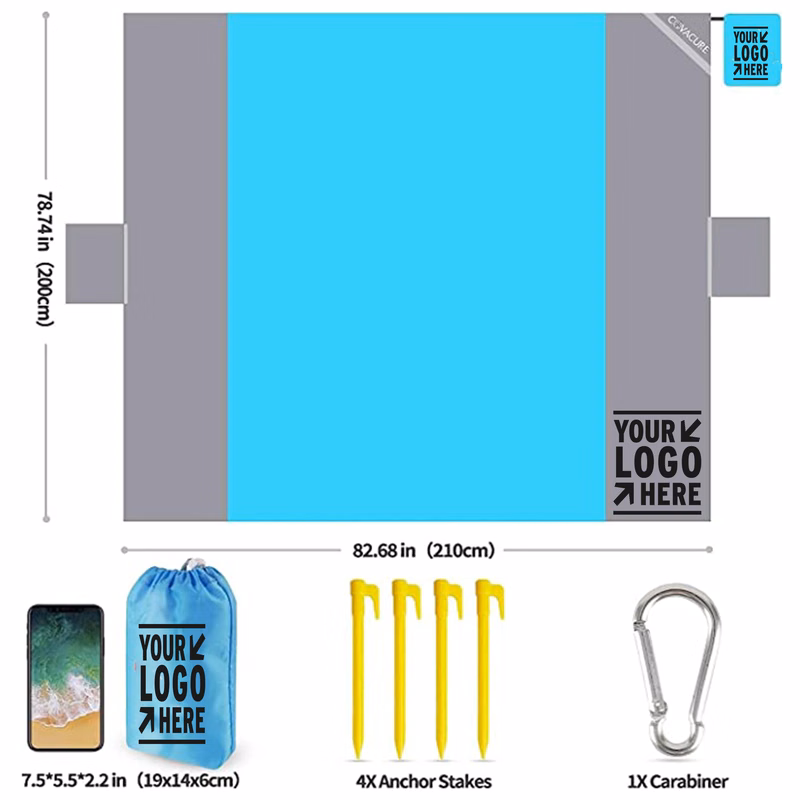 79 x 83 Inches Waterproof Sand Resistant Beach Blanket