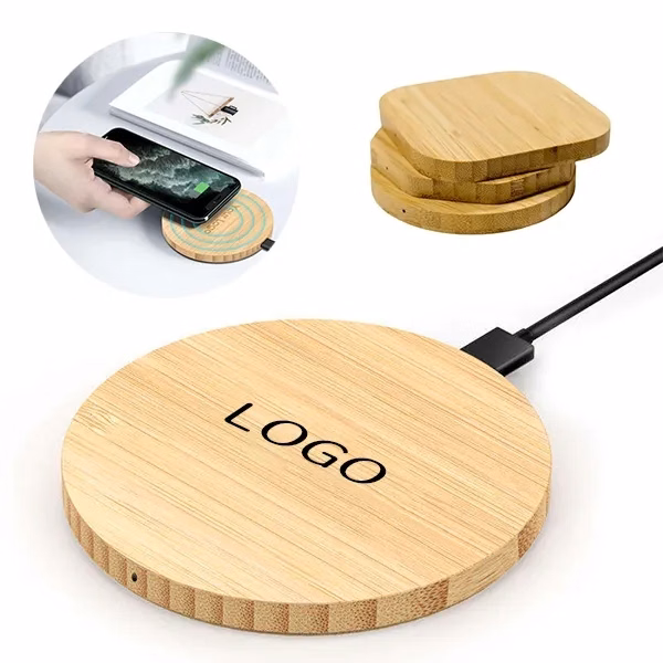 Bamboo Wireless Charger Stand