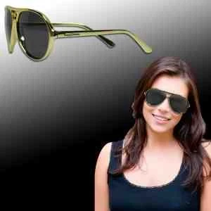 Plastic Frame Aviator Sunglasses 1
