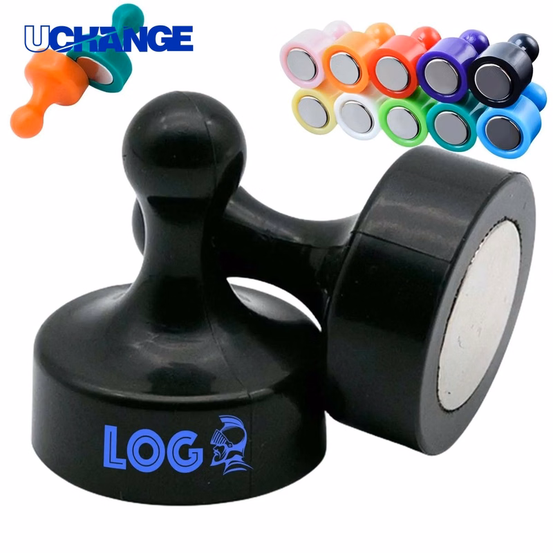 Colorful Push Pin Magnet Clip