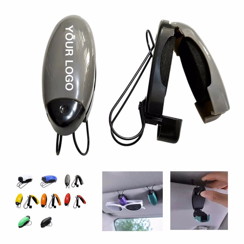 Compact Car Sunglasses Clip for Visor Storage