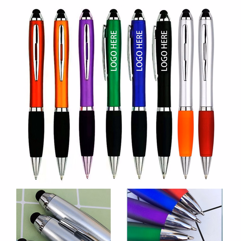 Custom Colorful Gourd-shape Touch Screen Twist Ballpoint Pen