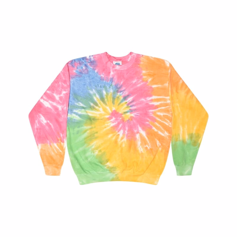 Tie-Dye Adult Crew Neck Sweatshirt