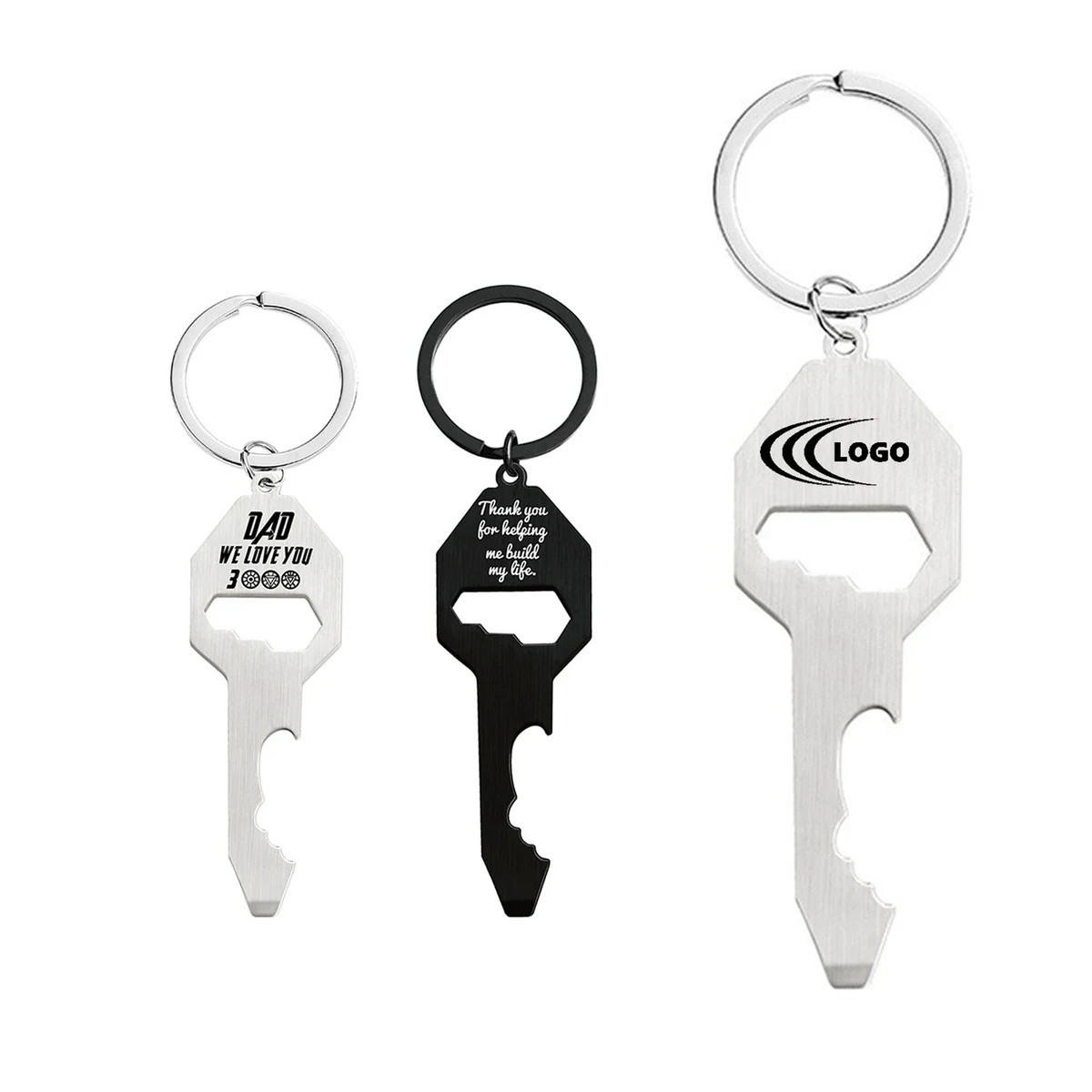 key-shaped Bottle Openers Keychain 1