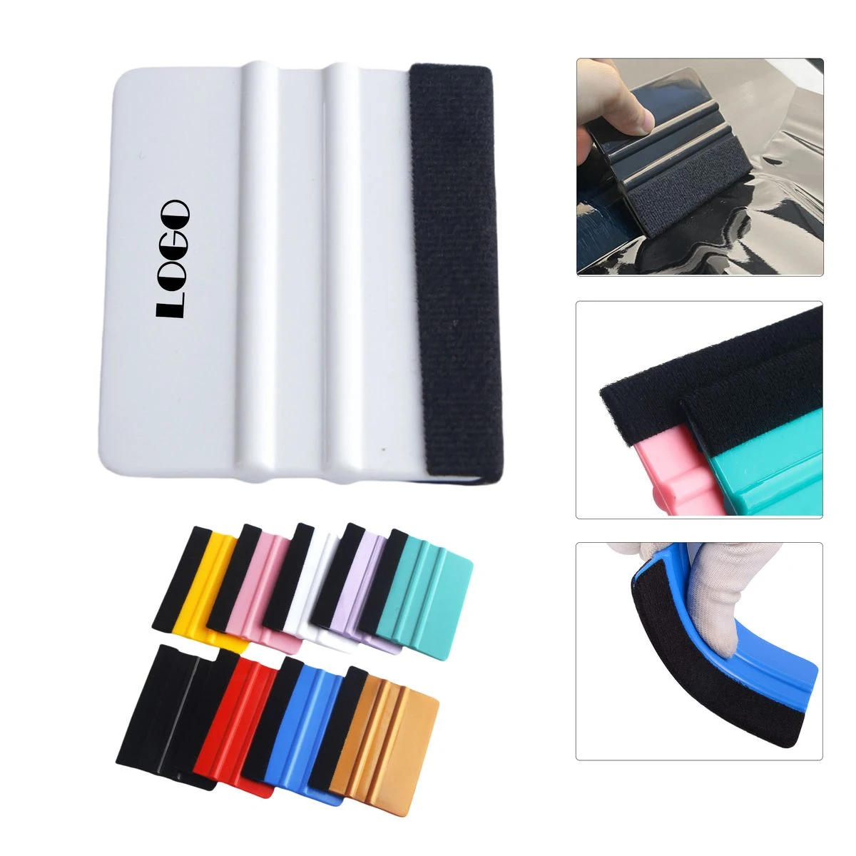 Car Window Felt Squeegee 1
