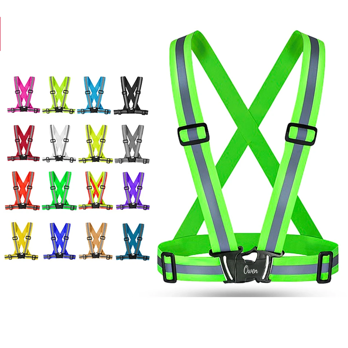 Reflective Safety Strap Vest 1
