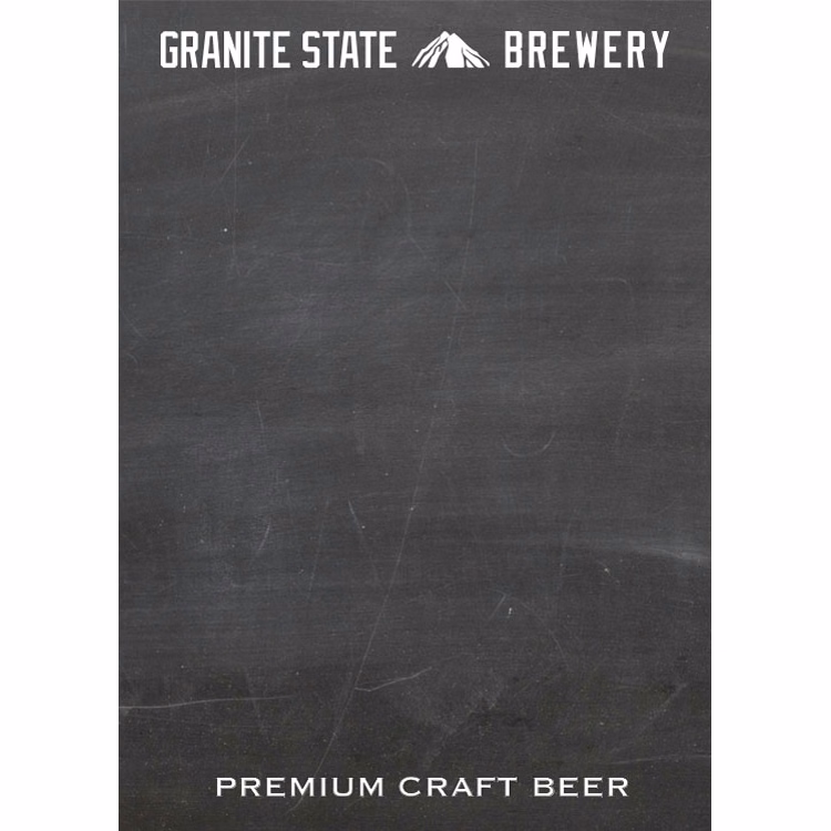 1/2" Frameless Wall Chalkboard - 5"w x 7"h