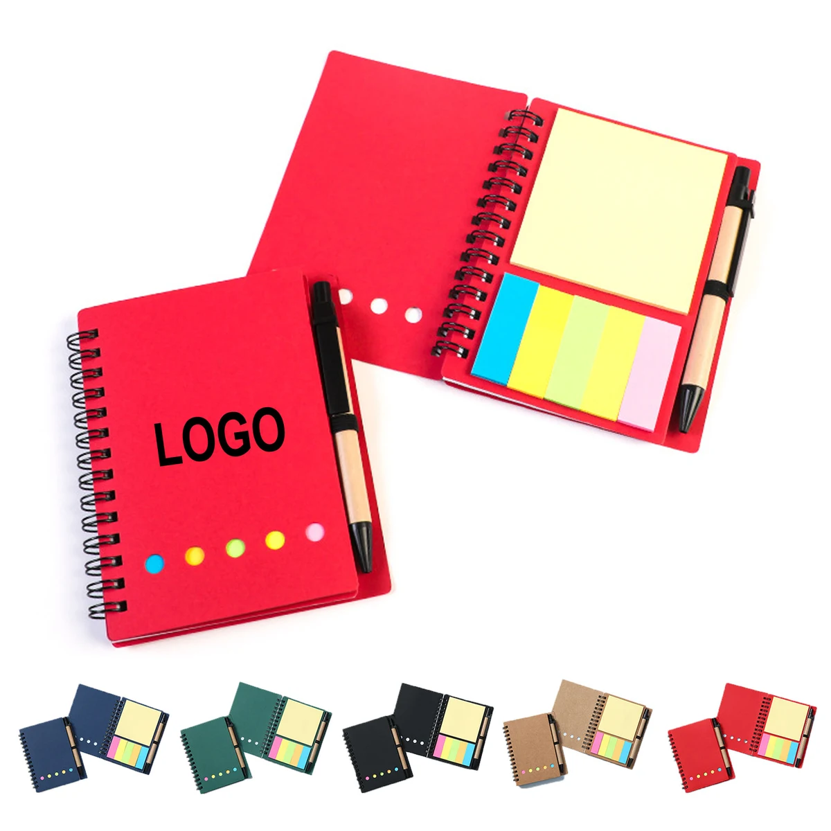 Eco Notebook With Sticky Notes 1
