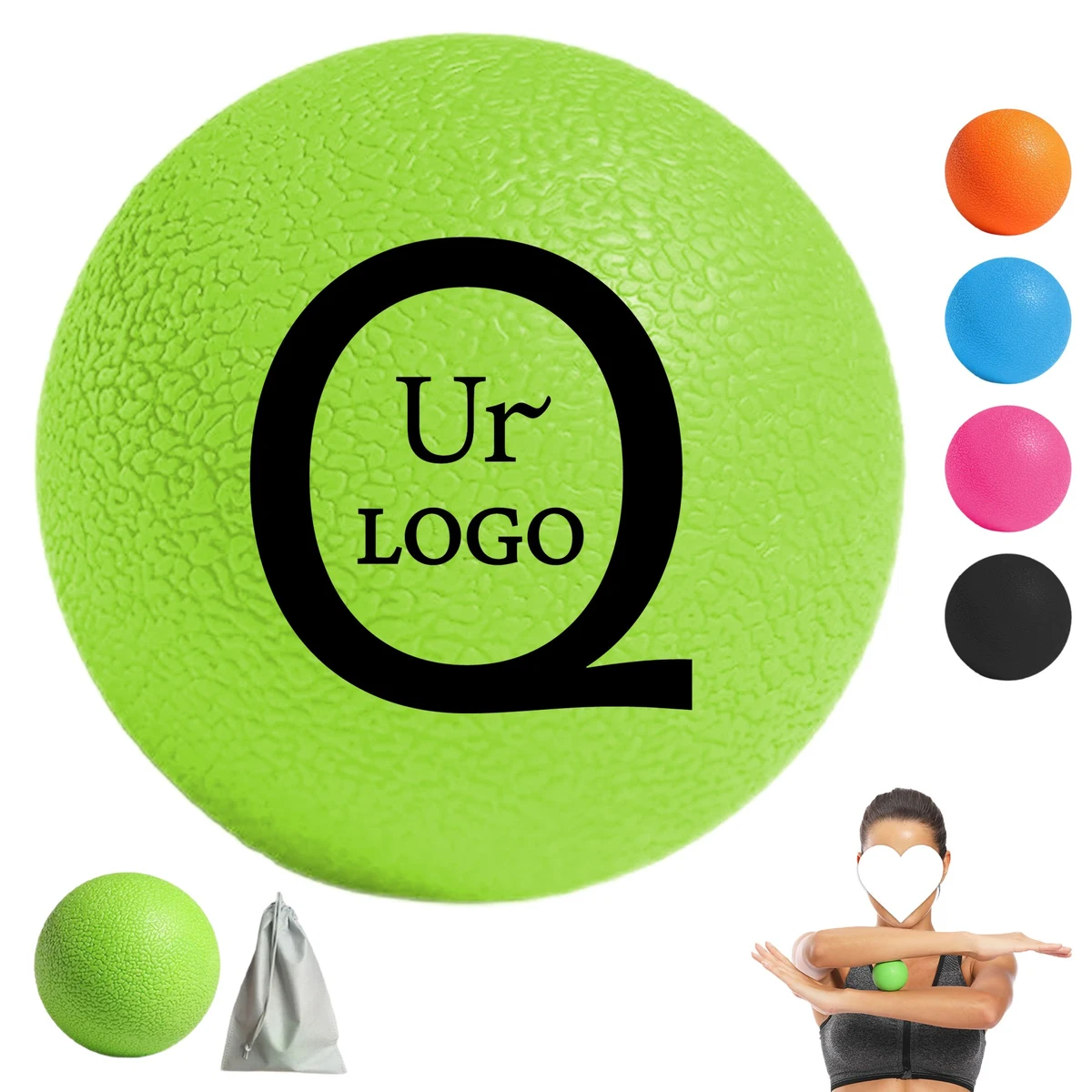 Solid Exercise Peanut Massage Ball 1