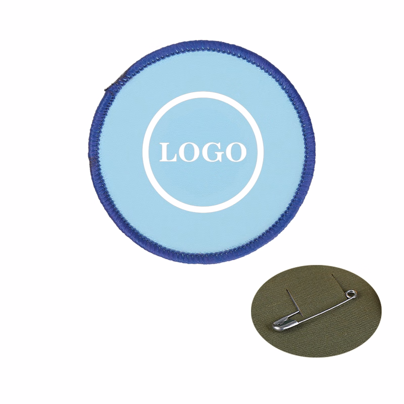 Customized Woven Label Round Badge Armband