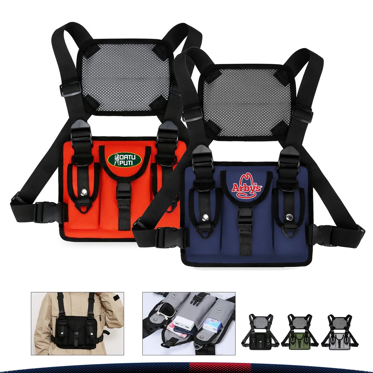 Moku Nylon Sports Chest Bag 1
