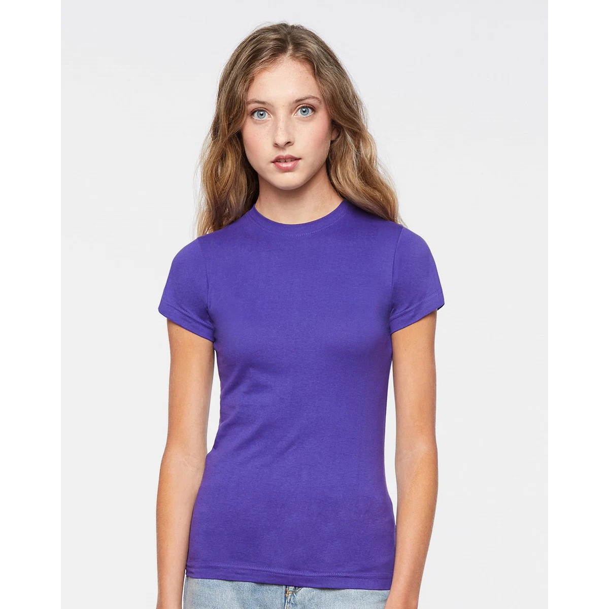 Women's Fitted Fine Jersey Tee - 3616 1
