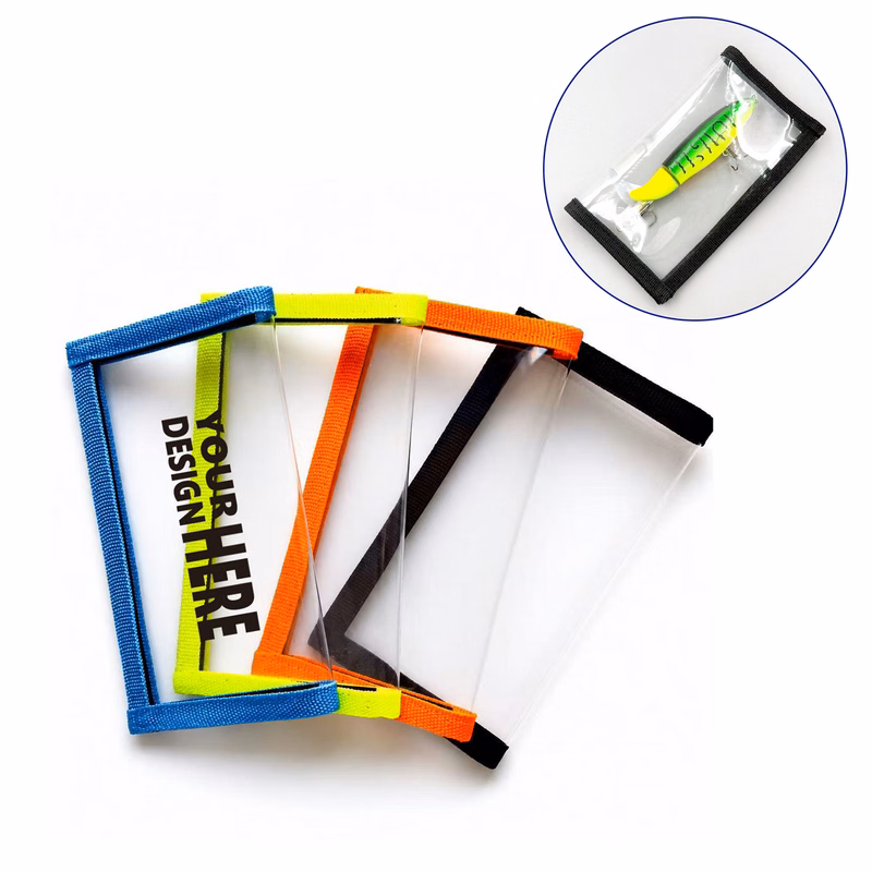 Clear PVC Fishing Tackle Hook Sleeve 8.66 Inch Organizer