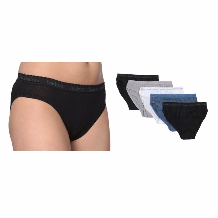 Women's Bikini Briefs - Classic Colors 5 Pack Sizes 5-7