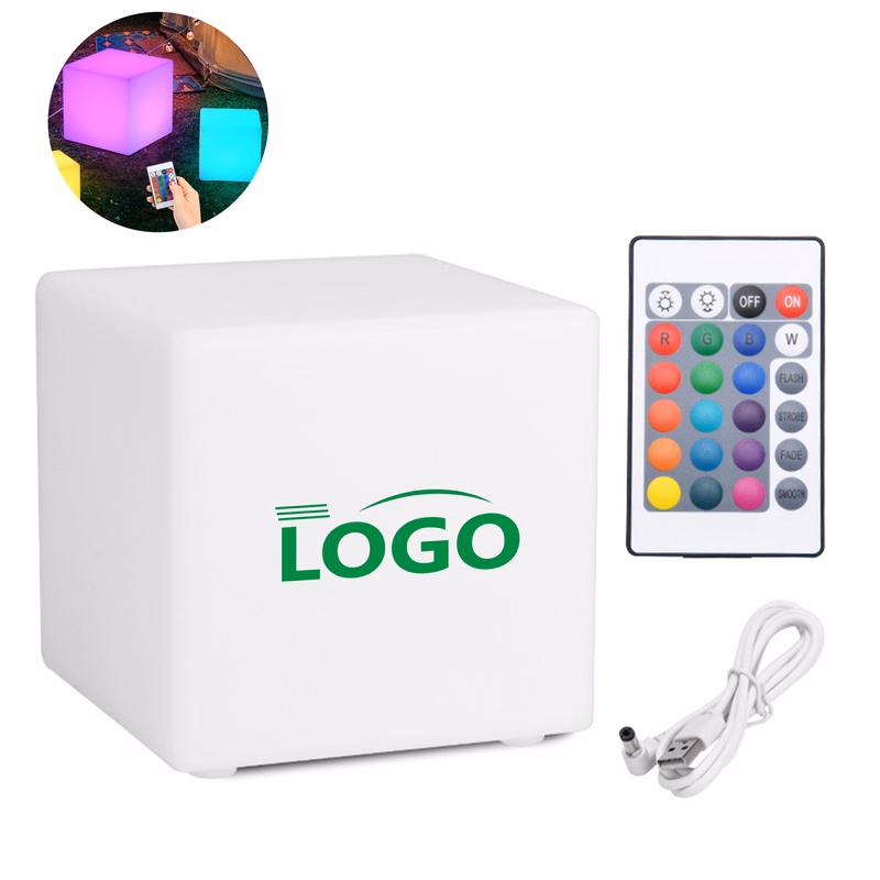 LED Color-Changing Cube Night Light