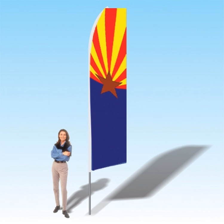 15FT Arizona State Advertising Banner Flag