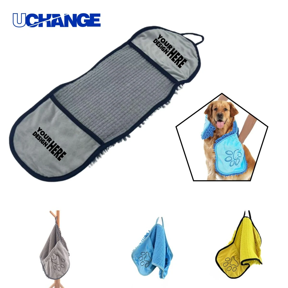 Premium Microfiber Dog Towel Accessory 1