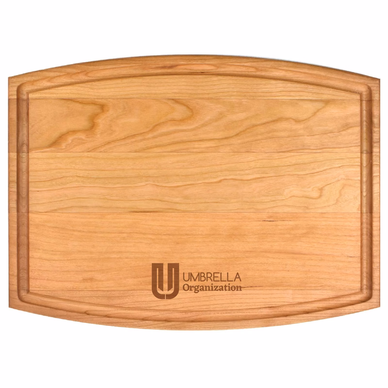 9" x 12" x 3/4" Cherry Cutting Board with Juice Groove