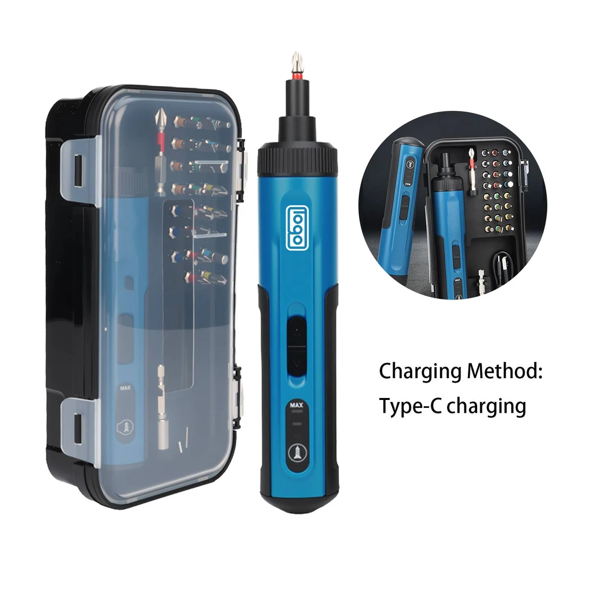 Rechargeable Screwdriver 28 Bits 1