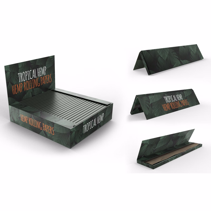 Hemp Rolling Papers – King Size – Full Custom Booklets