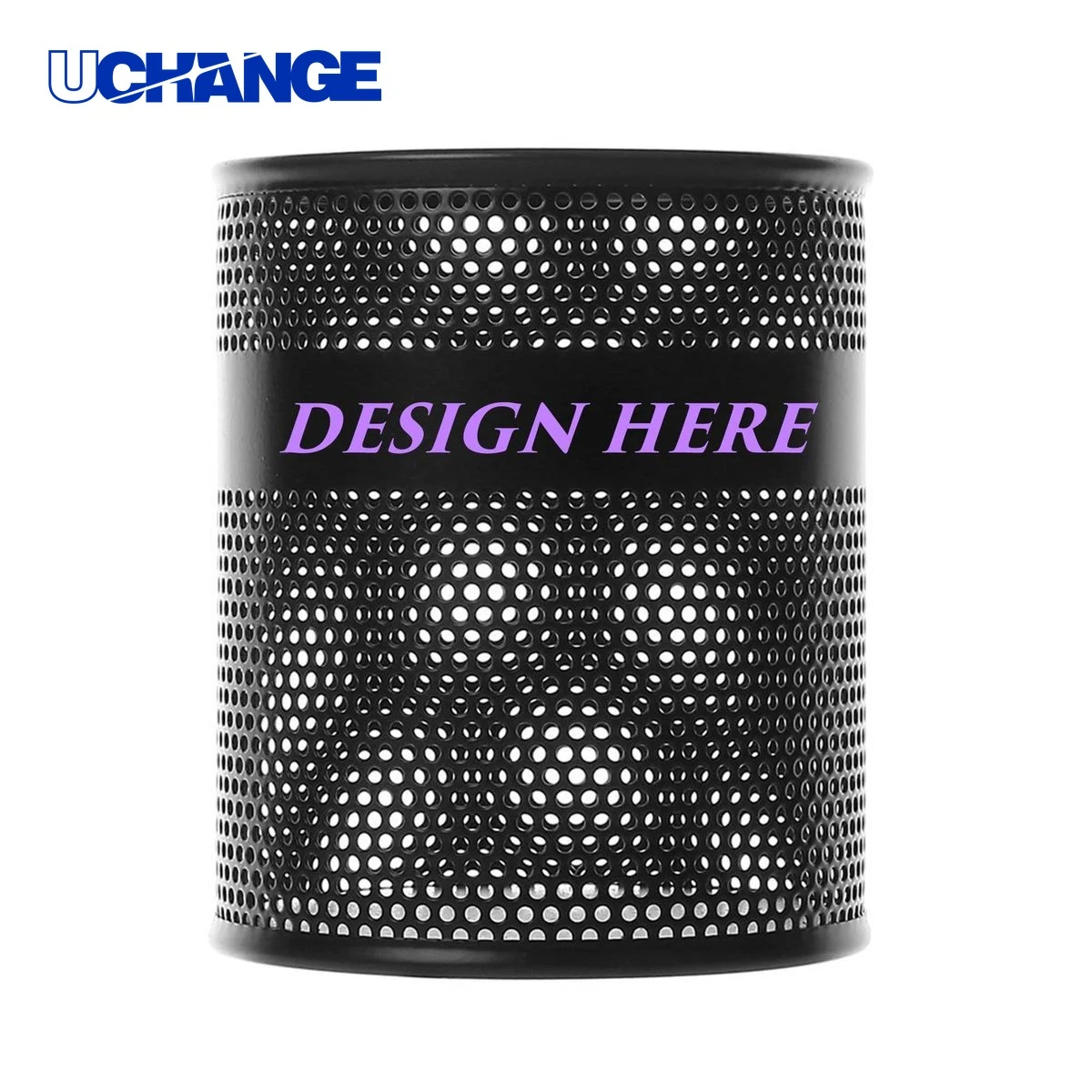 Mesh Metal Pencil Holder Cup 1