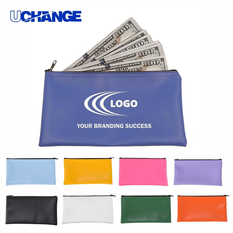 Zipper Bank Deposit Money Bag Organizer