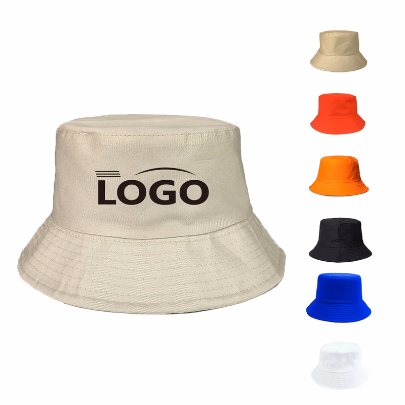 Cotton Bucket Hat Outdoor Foldable Customizable Fisherman