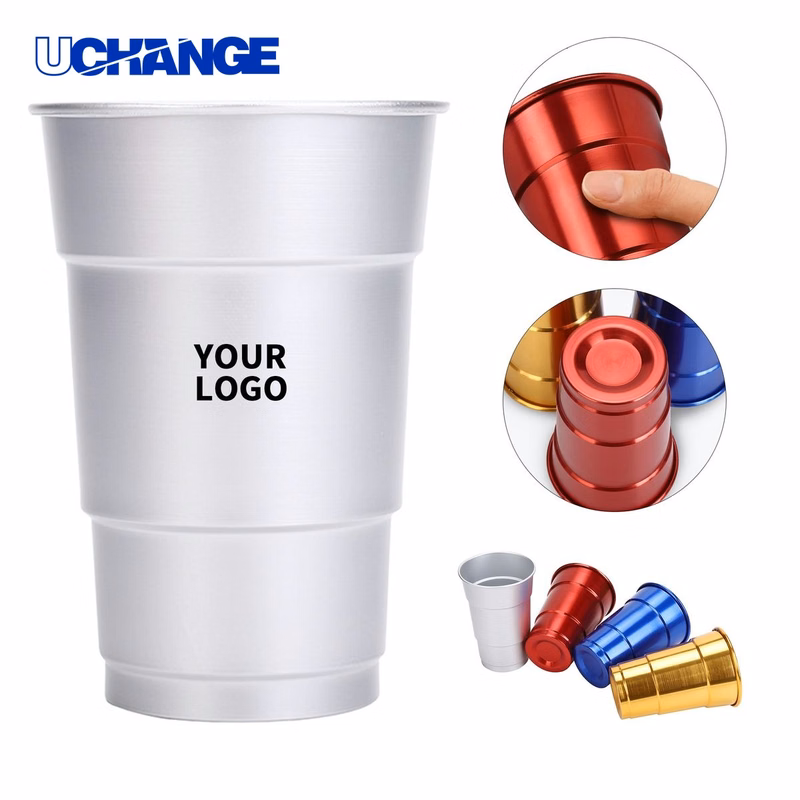 Aluminum Drink Cup 16 Ounce Recyclable