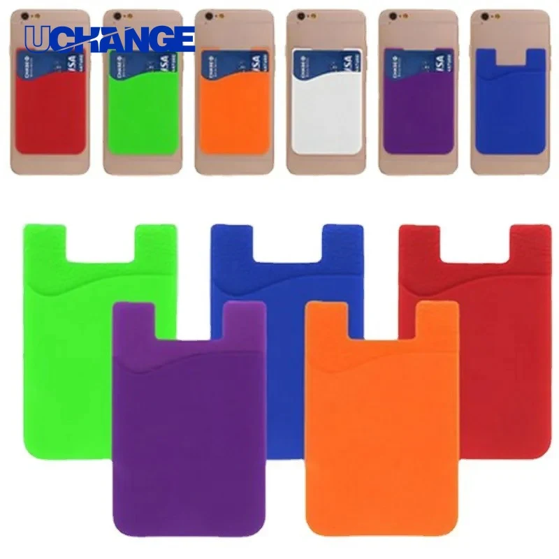 Silicone Smartphone Wallet Slim Card Holder for Daily Carry 1