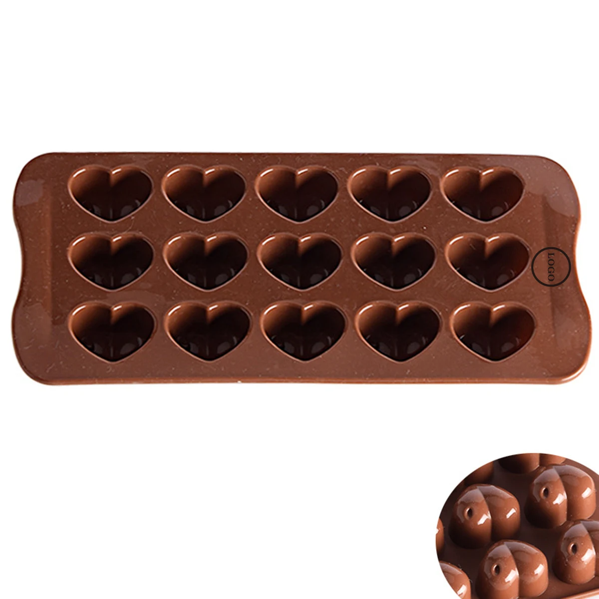Food Grade Silicone Heart Cake Mold 1