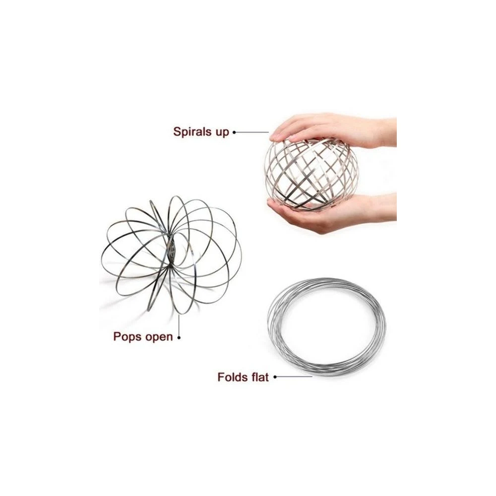Flow Rings Kinetic Spring Toys - Assorted 1
