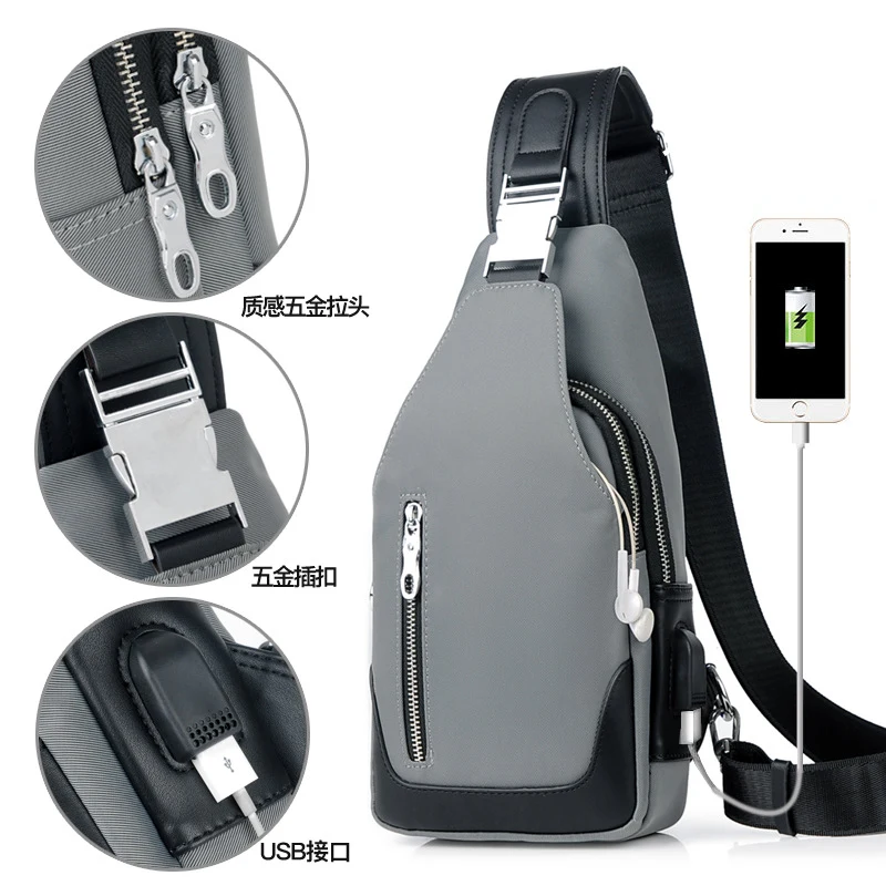 Travel Crossbody Bag with USB 1