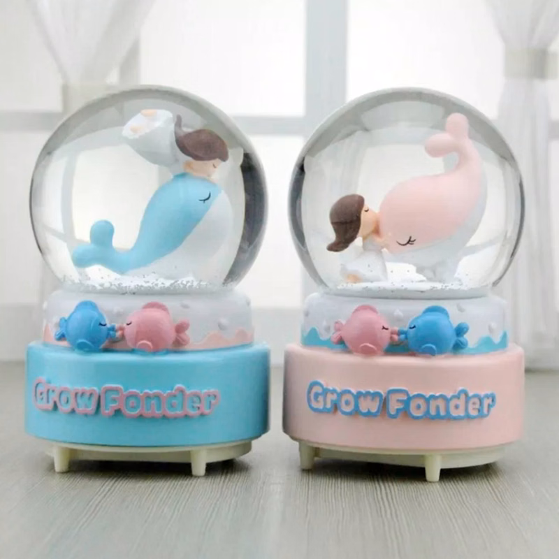 Custom Animal Musical Snow Globe