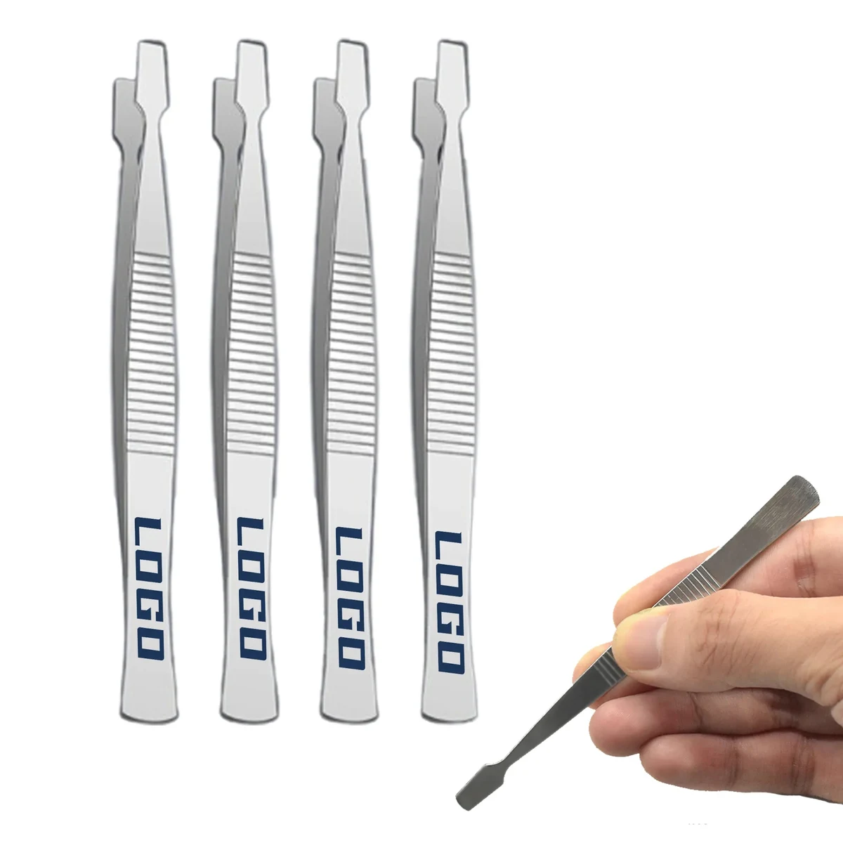 Stamp Stainless Steel Tweezer MOQ50pcs 1