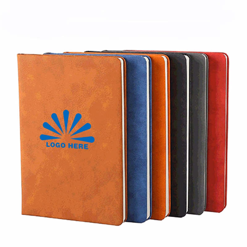 Portable A5 Soft Leather Office School Notebook