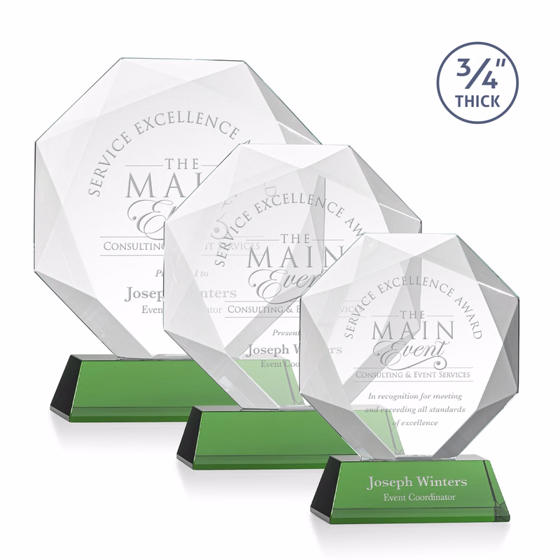 Bradford Award on Newhaven Base - Green