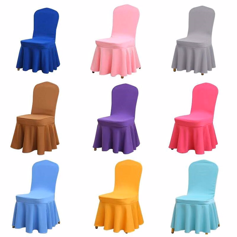 Polyester Party Wedding Chair Back Cover