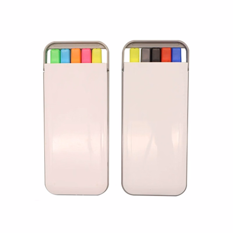 4,7"L X 1.6"W Rainbow Pen Pencil & Highlighter Set