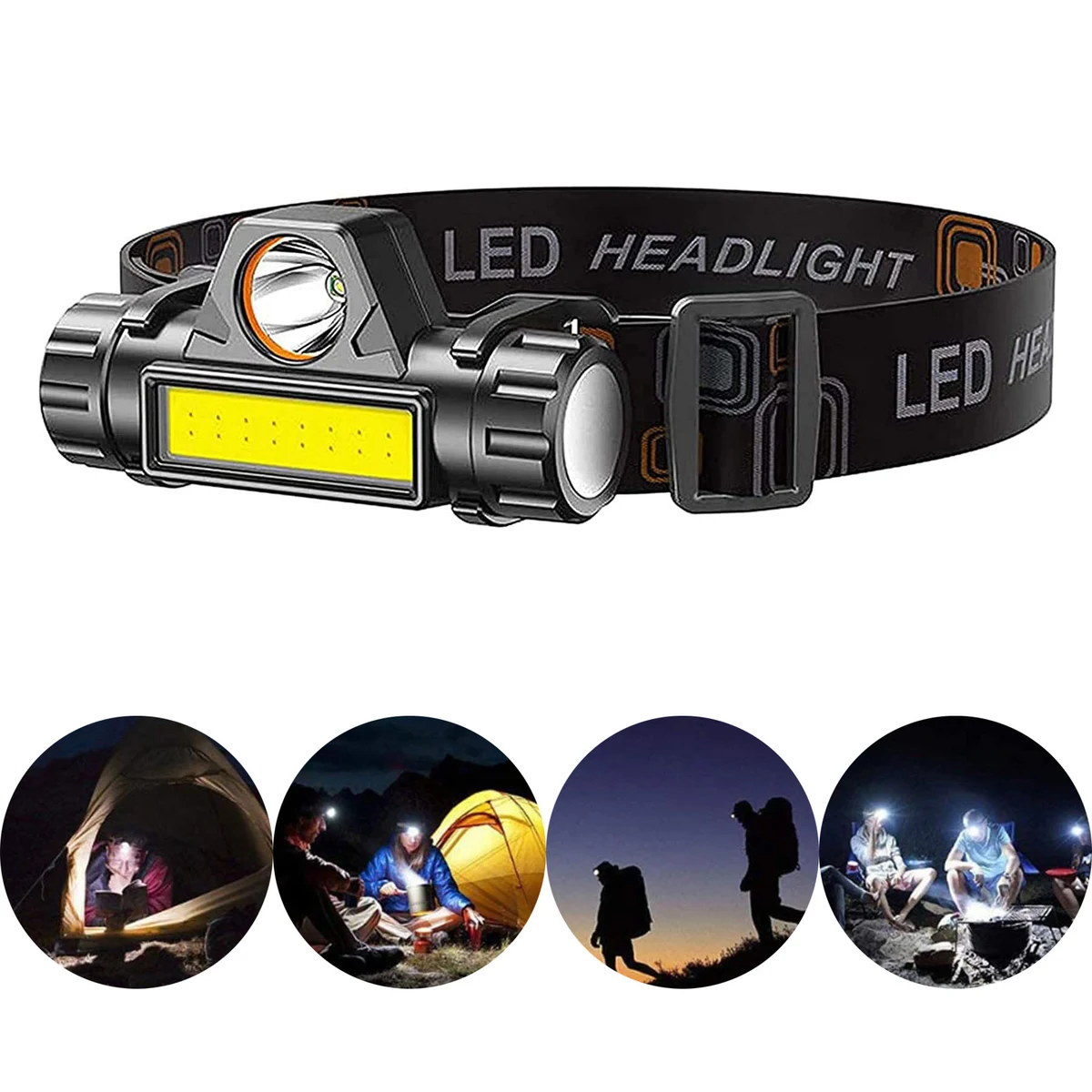 Rechargeable Forehead Head Light 1