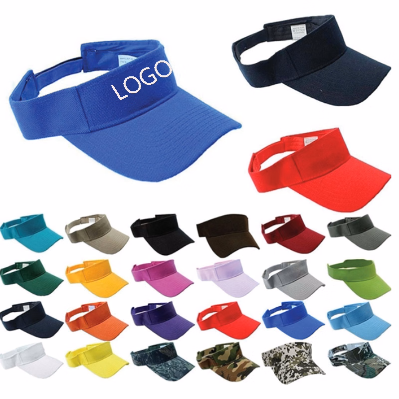 100% Cotton Sun Sports Visor for Women and Men
