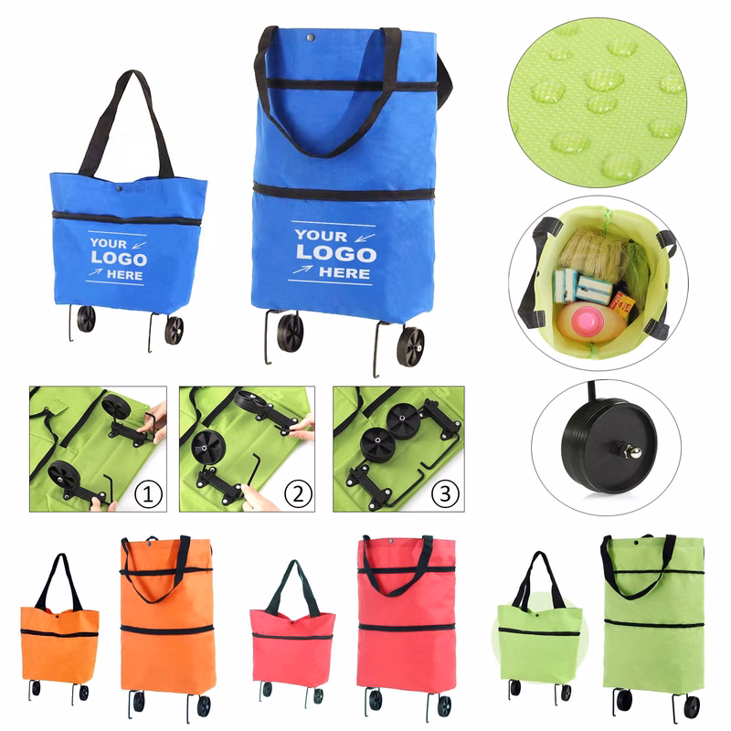 Folding Shopping Cart With Wheel
