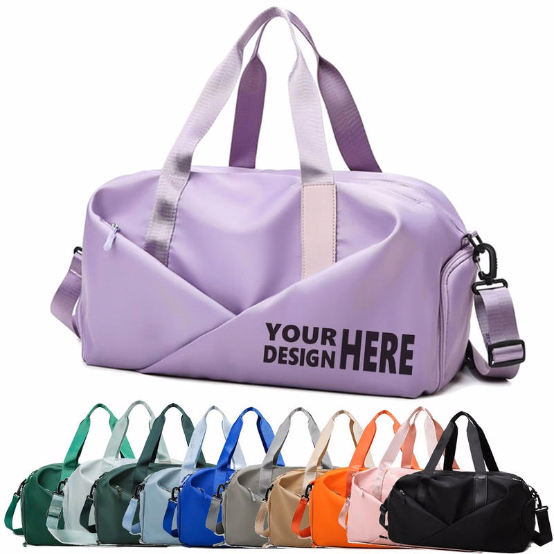 Custom Logo Gym Duffel Dry Wet Separation Sport Bag
