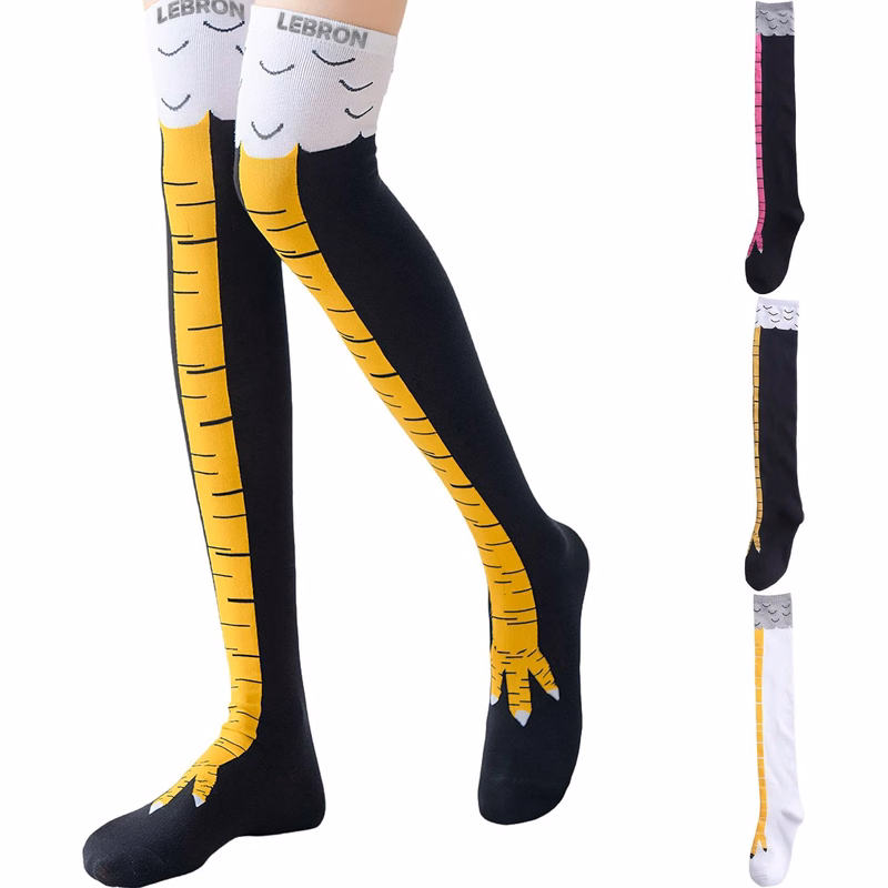 Chicken Feet Novelty Knee-High Socks