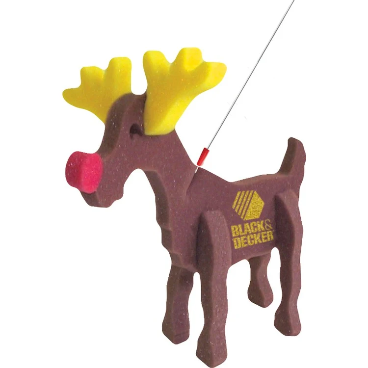 Reindeer on a leash 1